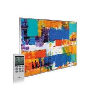 995×1195 Abstract Paint Picture NXT Gen Infrared Heating Panel 1200W – Electric Wall Panel Heater