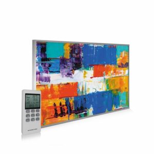 795×1195 Abstract Paint Picture NXT Gen Infrared Heating Panel 900W – Electric Wall Panel Heater