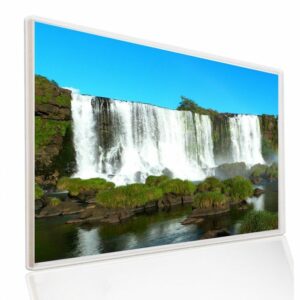 995×1195 Crashing Falls Picture NXT Gen Infrared Heating Panel 1200W – Electric Wall Panel Heater