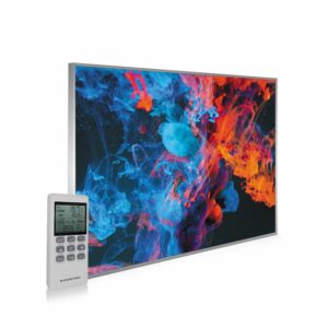 995×1195 Dancing Smoke Picture NXT Gen Infrared Heating Panel 1200W – Electric Wall Panel Heater