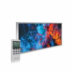 595×1195 Dancing Smoke Image NXT Gen Infrared Heating Panel 700W – Electric Wall Panel Heater