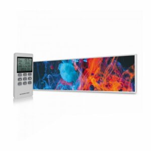 350W Dancing Smoke UltraSlim Picture NXT Gen Infrared Heating Panel – Electric Wall Panel Heater