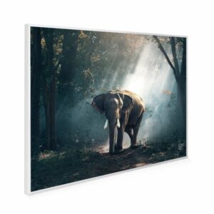 995×1195 Jungle Elephant Image NXT Gen Infrared Heating Panel 1200w – Electric Wall Panel Heater