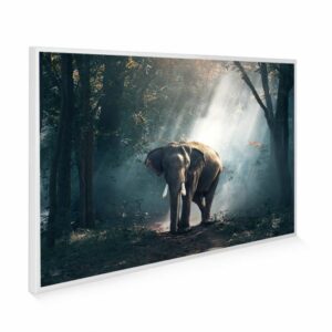 795×1195 Jungle Elephant Picture NXT Gen Infrared Heating Panel 900w – Electric Wall Panel Heater