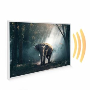 795×1195 Jungle Elephant Picture NXT Gen Infrared Heating Panel 900w – Electric Wall Panel Heater