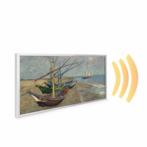 595×1195 Fishing Boats on the Beach at Saintes Maries Image NXT Gen Infrared Heating Panel 700W – Electric Wall Panel Heater