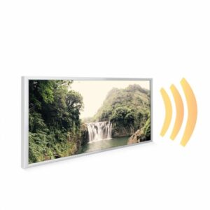 595×1195 Forest Waterfall Image NXT Gen Infrared Heating Panel 700W – Electric Wall Panel Heater