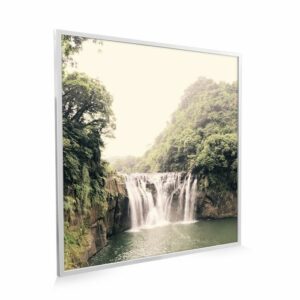 595×595 Forest Waterfall Image NXT Gen Infrared Heating Panel 350W – Electric Wall Panel Heater