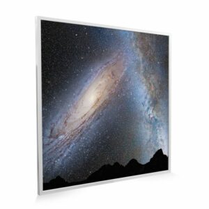 595×595 Galaxy Collision Picture NXT Gen Infrared Heating Panel 350W – Electric Wall Panel Heater