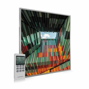 995×1195 Geometric Architecture Picture NXT Gen Infrared Heating Panel 1200W – Electric Wall Panel Heater