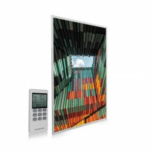 795×1195 Geometric Architecture Picture NXT Gen Infrared Heating Panel 900W – Electric Wall Panel Heater