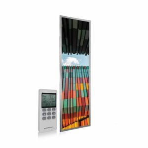 350W Geometric Architecture UltraSlim Picture NXT Gen Infrared Heating Panel – Electric Wall Panel Heater