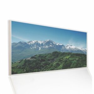 595×1195 Hills And Mountains Picture NXT Gen Infrared Heating Panel 700W – Electric Wall Panel Heater