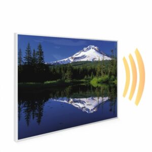 995×1195 Lakeside Mountain Picture NXT Gen Infrared Heating Panel 1200W – Electric Wall Panel Heater