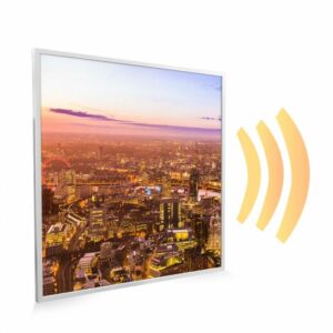 595×595 London Skyline Picture NXT Gen Infrared Heating Panel 350w – Electric Wall Panel Heater