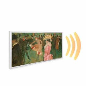 595×1195 Moulin Rouge Image NXT Gen Infrared Heating Panel 700W – Electric Wall Panel Heater