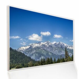 995×1195 Mountain Tops Picture NXT Gen Infrared Heating Panel 1200W – Electric Wall Panel Heater