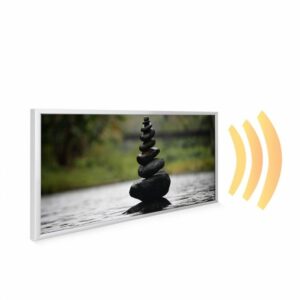 595×1195 Pebbles Image NXT Gen Infrared Heating Panel 700w – Electric Wall Panel Heater