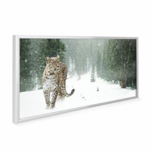 595×1195 Persian Snow Leopard Picture NXT Gen Infrared Heating Panel 700W – Electric Wall Panel Heater