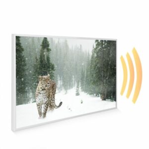 795×1195 Persian Snow Leopard Image NXT Gen Infrared Heating Panel 900w – Electric Wall Panel Heater