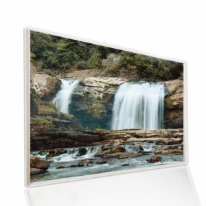 995×1195 Waterfalls Picture NXT Gen Infrared Heating Panel 1200W – Electric Wall Panel Heater