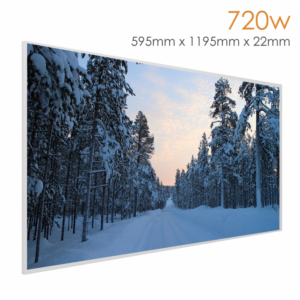 595×1195 Winter Drive Picture NXT Gen Infrared Heating Panel 700W – Electric Wall Panel Heater